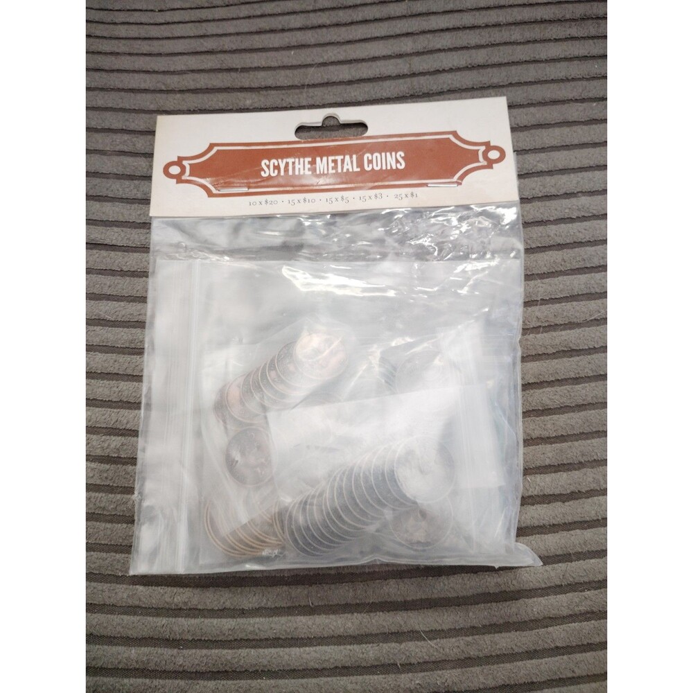 Scythe Board Game accessories 80 Metal coins set